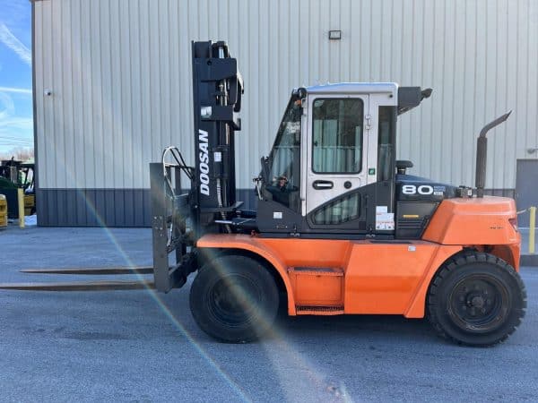 2017 Doosan D80 17000 lb Capacity Diesel Forklift