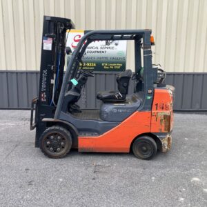2014 Toyota 8FGCU30 6000 lb Capacity Cushion Tire Forklift