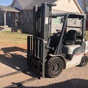 2010 Nissan MP1F2A25LV 5000 lb Capacity Pneumatic Forklift