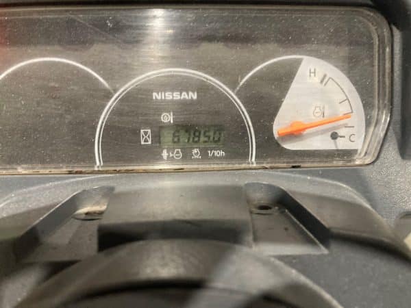 2006 Nissan CF50LP 5000 lb Capacity Cushion Tire Forklift w/ Quad Mast - Image 5
